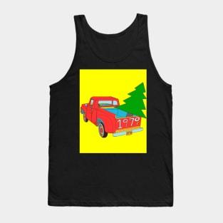 Vintage Pick up Truck 1979 Grafititee Illustration Vector Tank Top